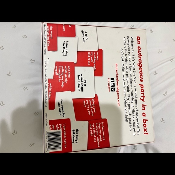 That's what she said Adult party drinking game w original box and extras - Picture 8 of 9